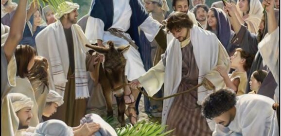 Gesù entra a Gerusalemme a cavallo di un’asina!